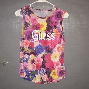 Beautiful floral Guess tank size S